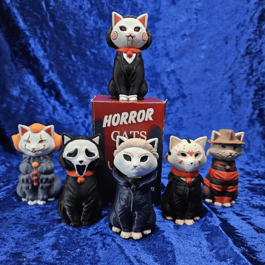 🔥Last Day 50% OFF-Horror Character Cat Figurine