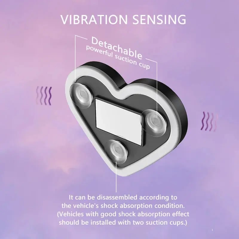 Cilifer®🔥Last Day Promotion 49% OFF🔥 - Solar Powered Wireless LED Heart Shape C-Pillar Neon Light