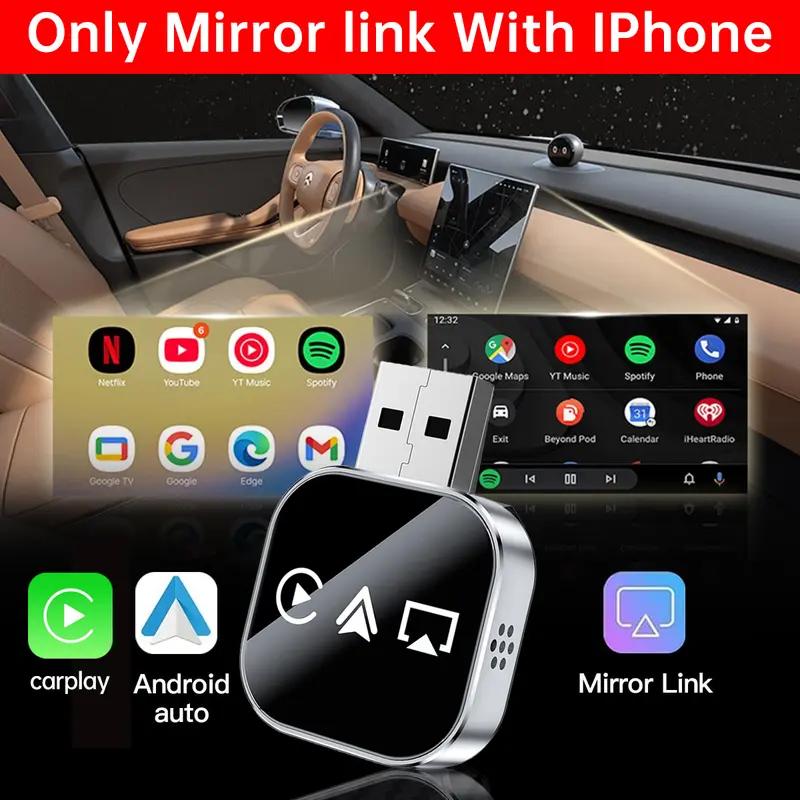 Cilifer®2026 Upgrade 3 in 1 Screen Mirror iOS Phone. wired to wireless Carplay adapter