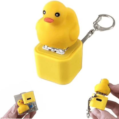 Frog Croaking Fidget Toy - Rechargeable Frog Croaking Keychain. Frog Croaking Stress Reliever with Colorful Lights. Fun & Portable Anxiety Relief Toy🐸M1