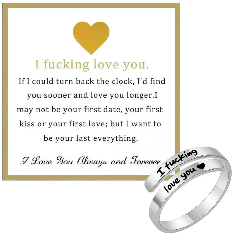 Cilifer®   🌟❤️ I Fvcking Love You Ring – a daily reminder gift for your beloved💍