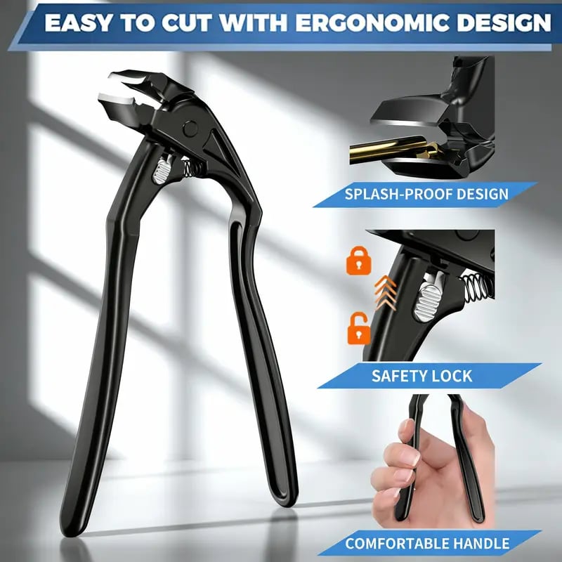 Cilifer®🏆35K+ SOLD! 🥳✂️ Black Curved Nail Clipper – Ergonomic & Easy for Seniors 🖤🎖️