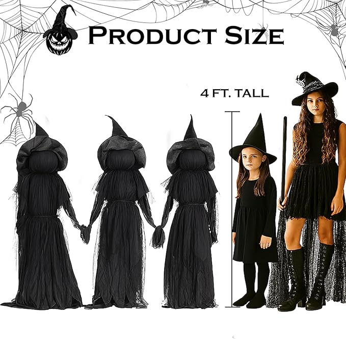 ⚡This Week's Special Price $29.99🎃2025 Halloween Sale 🧙‍♀️Lighted Halloween Witch Stakes🪄M15