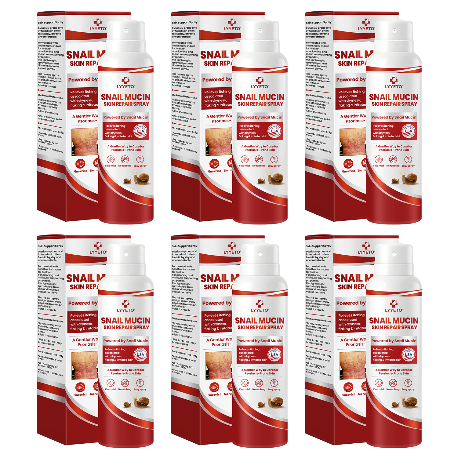 6-Box Set – Deep Skin Repair in 6 Weeks