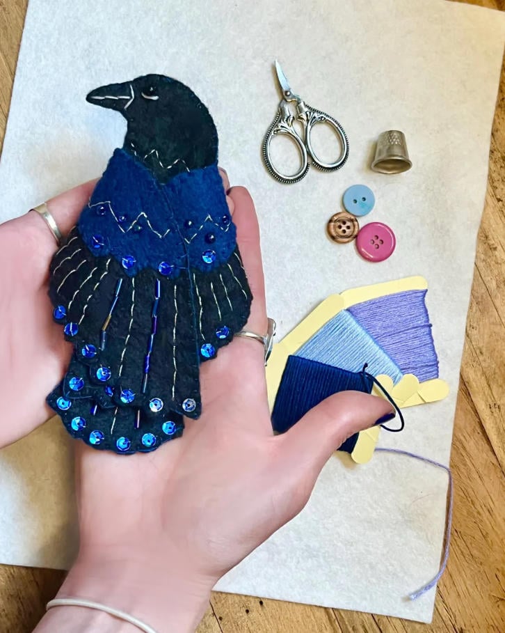 Cilifer®🖤 Raven's Keepsake – Guardian of Stitches 🪡✨