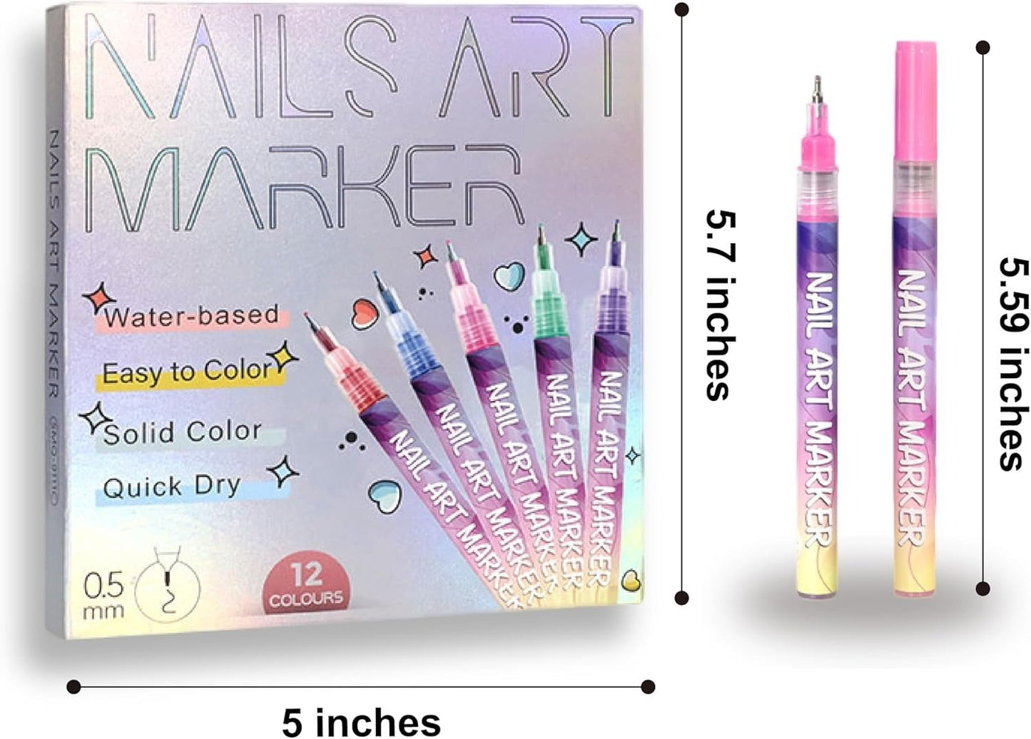Cilifer®   🔥Last Day 49%OFF🎨12 Colors Nail Art Pens Set