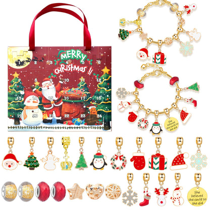Cilifer® 🔥The Best Gift For Children🎀DIY Christmas Advent Calendar Bracelets Set M1