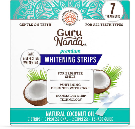 Teeth Whitening Strips - 7-Day Treatment with Non-Slip,LUHAKA® Dry Strip Technology - Whitening Designed with Care for a Brighter Smile-M1