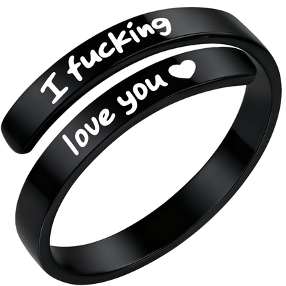 Cilifer®   🌟❤️ I Fvcking Love You Ring – a daily reminder gift for your beloved💍