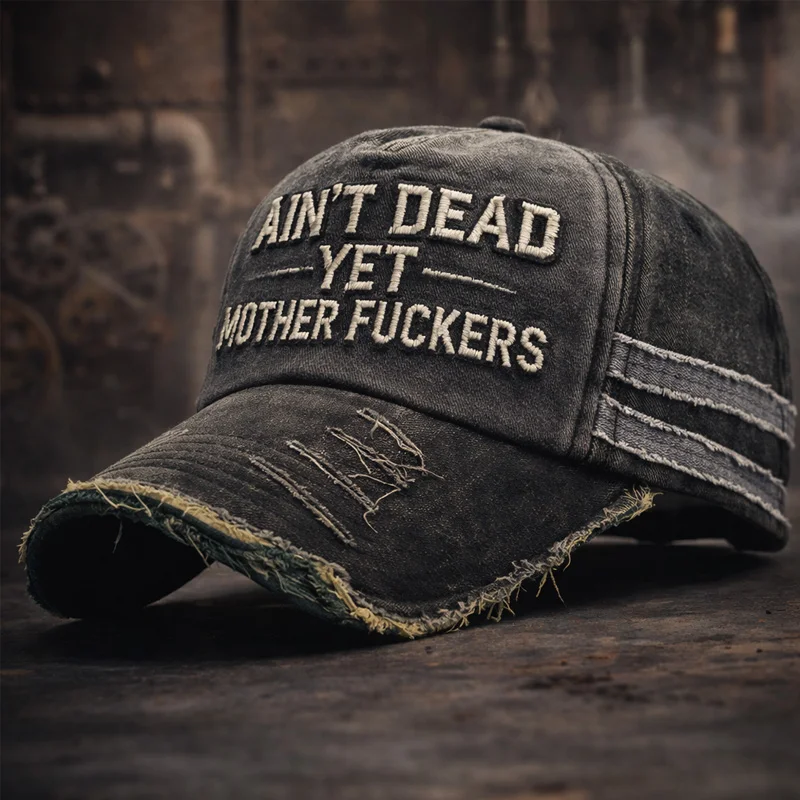 Cilifer®🎉Last Day 49% OFF -Ain't Dead Yet Vintage Trucker Cap