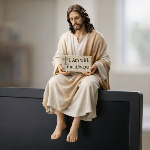 Cilifer® ✨Handcrafted Jesus Figurine✝️Serene Desk Companion🙏