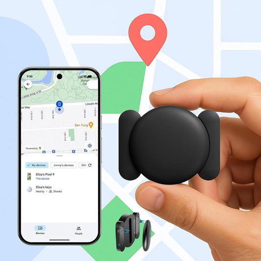 GPS Tracker for Car,Mini Trackers Device withWeatherproof Magnetic Case- No Monthly Fee -Best Hidden GPS Tracker - Cilifer® Global CoverageLocator, Anti-lost Device,Works with Apple FindMe (iOS only),Removable Battery,For Apple&Android🕵🏻‍♀️🔎M1