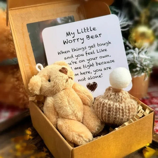 CZTICLE®🎁Handmade Mini Plush Teddy Bear in Box