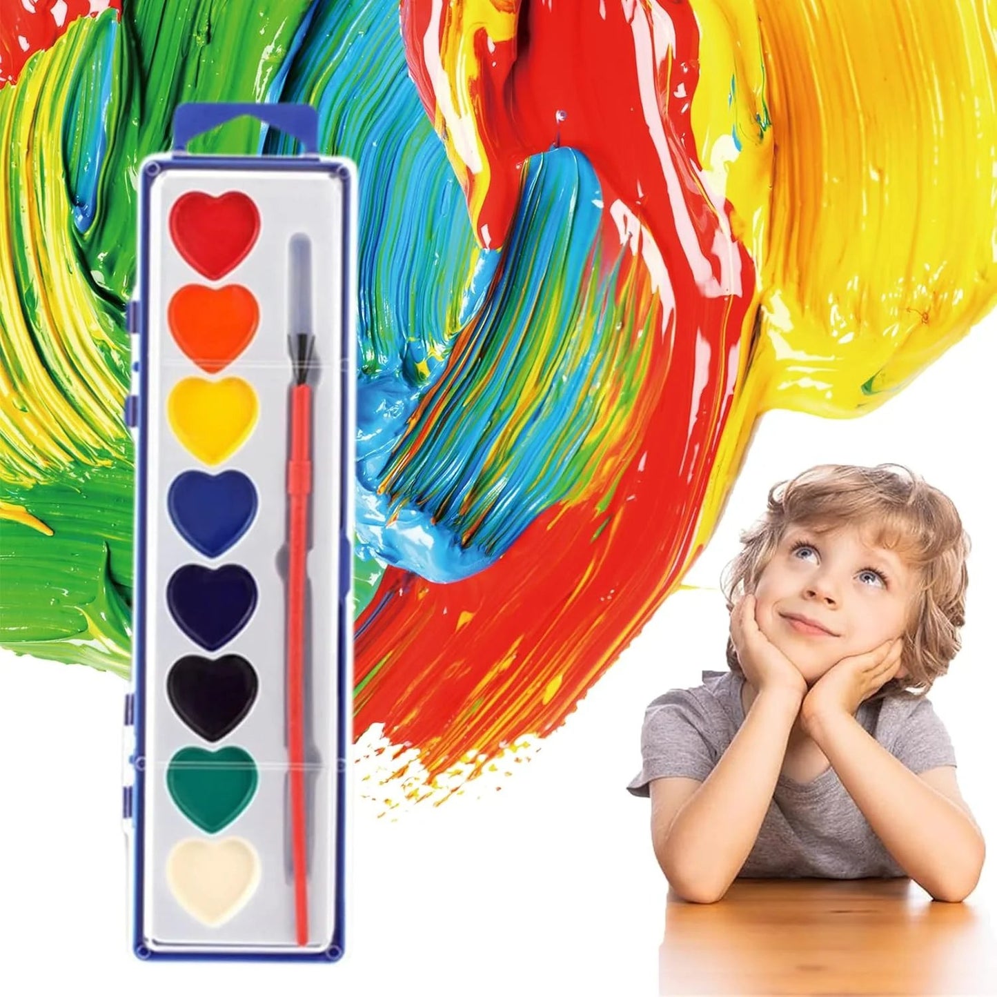 Cilifer® 💖🎨Mini Watercolor Paint Set for Valentine's Day | Romantic Art Gift