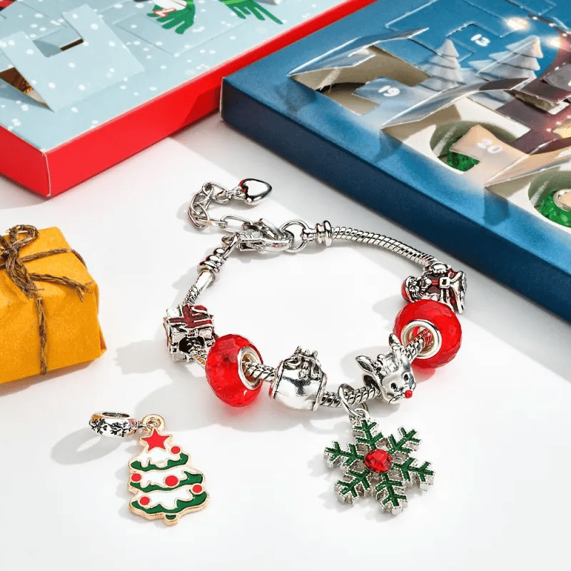 Cilifer® 🔥The Best Gift For Children🎀DIY Christmas Advent Calendar Bracelets Set M1