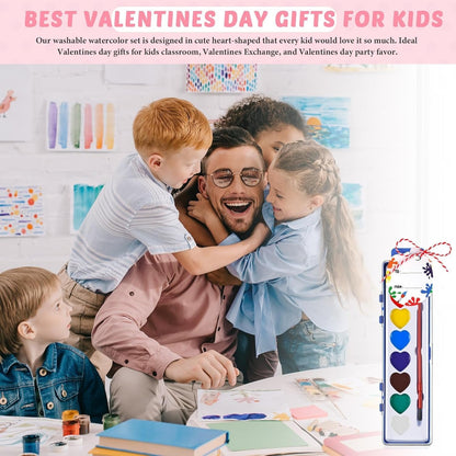 Cilifer® 💖🎨Mini Watercolor Paint Set for Valentine's Day | Romantic Art Gift