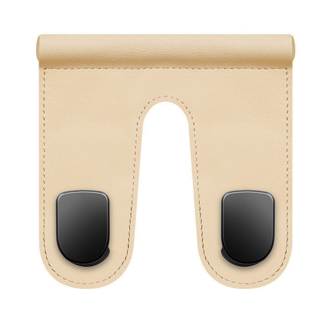 Premium Leather Glove Box Hook with Leather Hooks