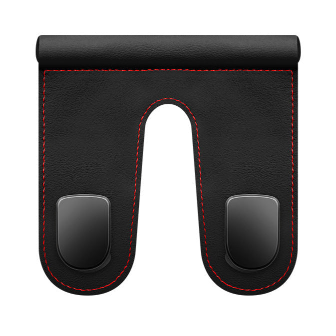 Premium Leather Glove Box Hook with Leather Hooks