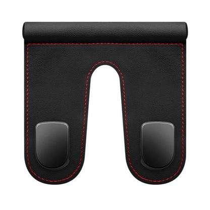 Premium Leather Glove Box Hook with Leather Hooks
