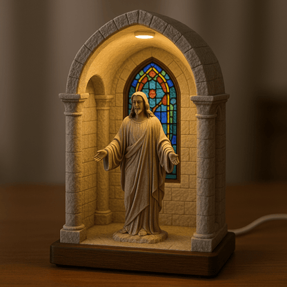 CZTICLE®Virgin Mary LED Devotional Table Lamp M5