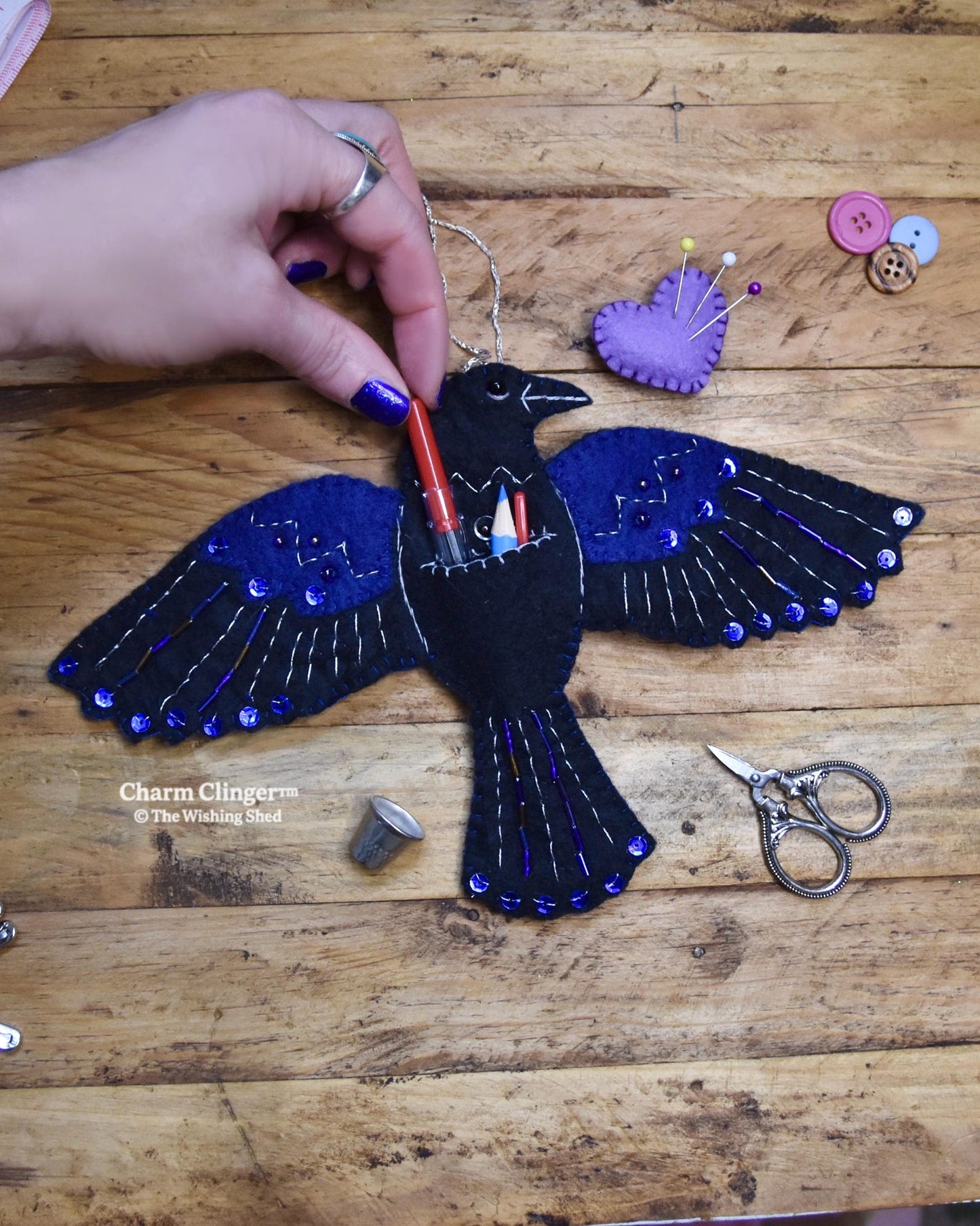Cilifer®🖤 Raven's Keepsake – Guardian of Stitches 🪡✨