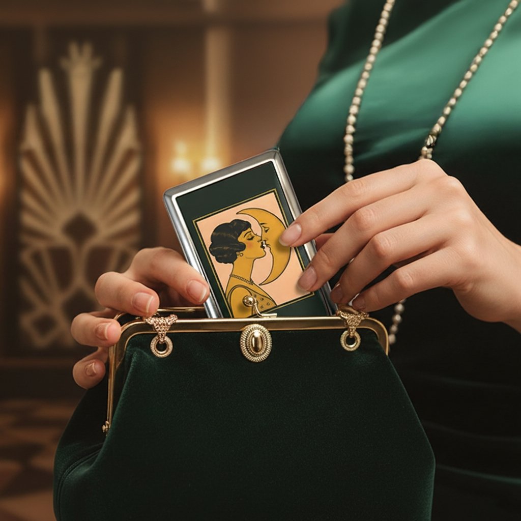 Cilifer® 🔥Last Day 48% OFF🔥Vintage Art Deco Versatile Card & Cash Case With RFID Protection