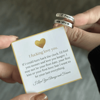 Cilifer®   🌟❤️ I Fvcking Love You Ring – a daily reminder gift for your beloved💍