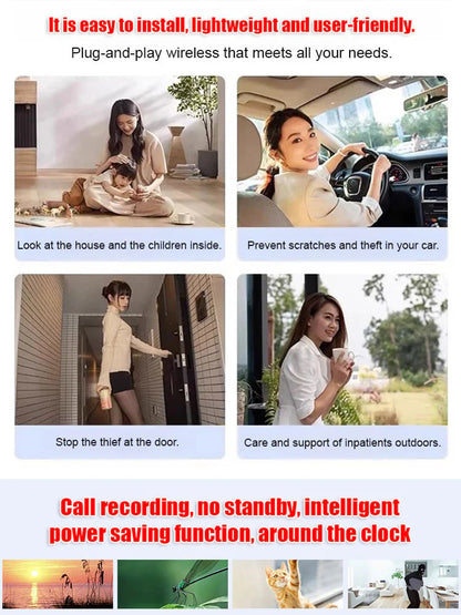 Cilifer® 【Hidden camera HD night vision】No WIFI or electricity required💯Tiny and installs in 1 second ⚠️Remote real-time viewing