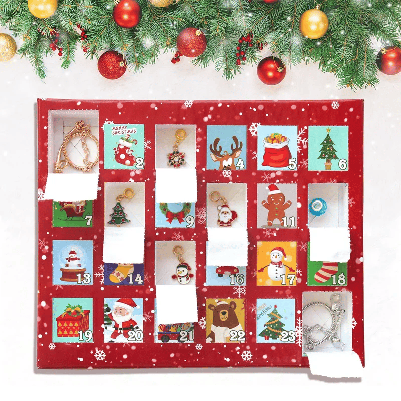 Cilifer® 🔥The Best Gift For Children🎀DIY Christmas Advent Calendar Bracelets Set M1