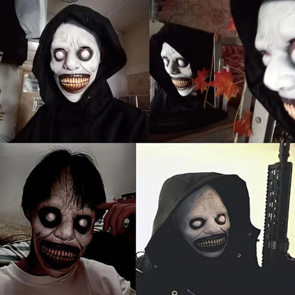 🏆Flash Sale⚡🎭 Scary Zombie Mask Set – The Ultimate Halloween Clown & Demon Costume Accessory🎃M1