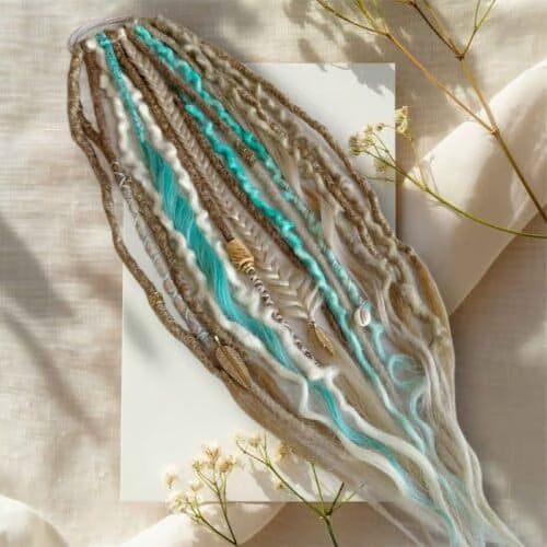 Cilifer® 🎉 - 👩🏼‍🦱Elastic Dread Ponytail Salty Soul