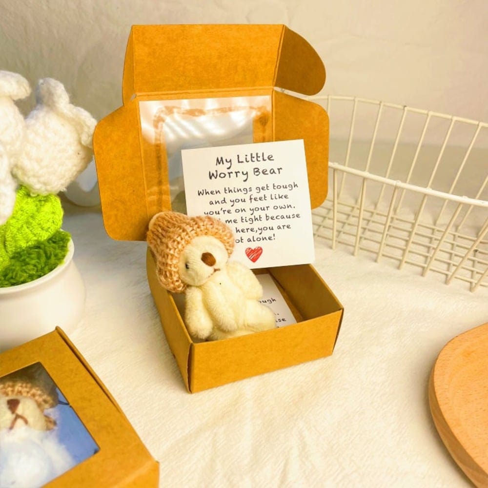 CZTICLE®🎁Handmade Mini Plush Teddy Bear in Box