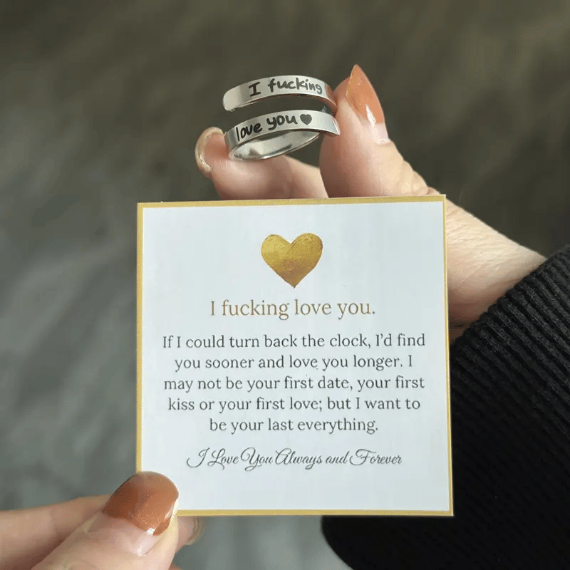 Cilifer®   🌟❤️ I Fvcking Love You Ring – a daily reminder gift for your beloved💍
