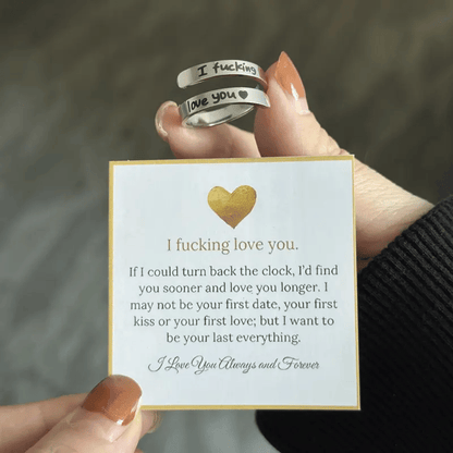 Cilifer®   🌟❤️ I Fvcking Love You Ring – a daily reminder gift for your beloved💍