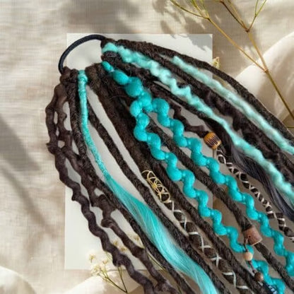 Cilifer® 🎉 - 👩🏼‍🦱Elastic Dread Ponytail Salty Soul