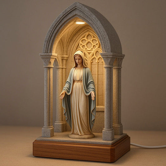 CZTICLE®Virgin Mary LED Devotional Table Lamp M1
