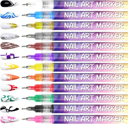 Cilifer®   🔥Last Day 49%OFF🎨12 Colors Nail Art Pens Set