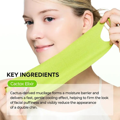 Luhaka®	🌿V-Lifting Mewing Band – Cactus Cooling. Reduces Puffiness & Tightens Pores