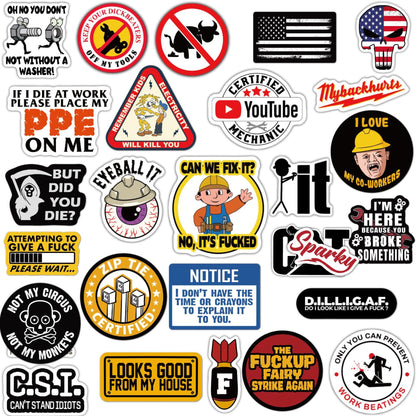 Cilifer®   🔥LAST DAY 49% OFF - 🔥150Pcs Blue Collar Funny Stickers 👷‍♂️
