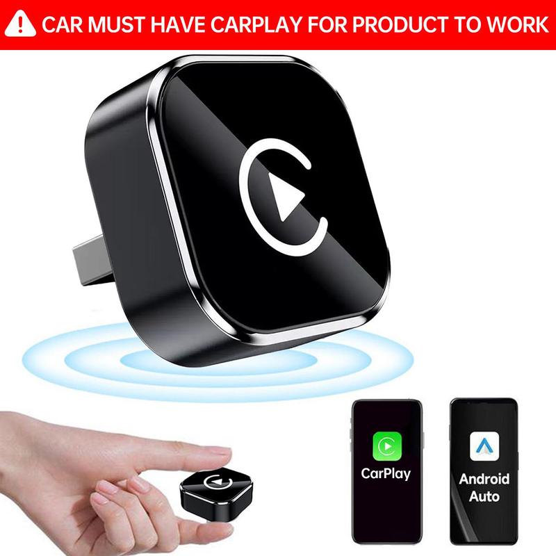 2025 Wireless carplay Adapter for iPhone/Android - Fast Connection,No Latency,Hands-Cilifer® Free Call wireless adapter Electronic Charger carplay dongle M2