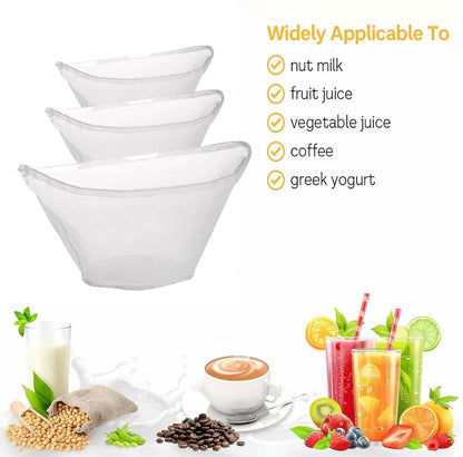 🏆 60K+ SOLD! 🌿✨ Food-Grade Nylon Filter Bag – Smooth Nut Milks. Juices & Easy Straining