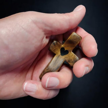🔥Last Day 60% OFF ✝️Cilifer®100% Handmade Wooden Cross My Heart ✝️M2