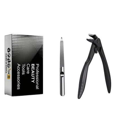 Cilifer®🏆35K+ SOLD! 🥳✂️ Black Curved Nail Clipper – Ergonomic & Easy for Seniors 🖤🎖️