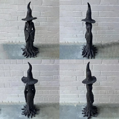 🧙‍♀️💫Hand-Painted Enchanting Witch Statue: The Guardian of Your Home (✨Same as in the video) M1
