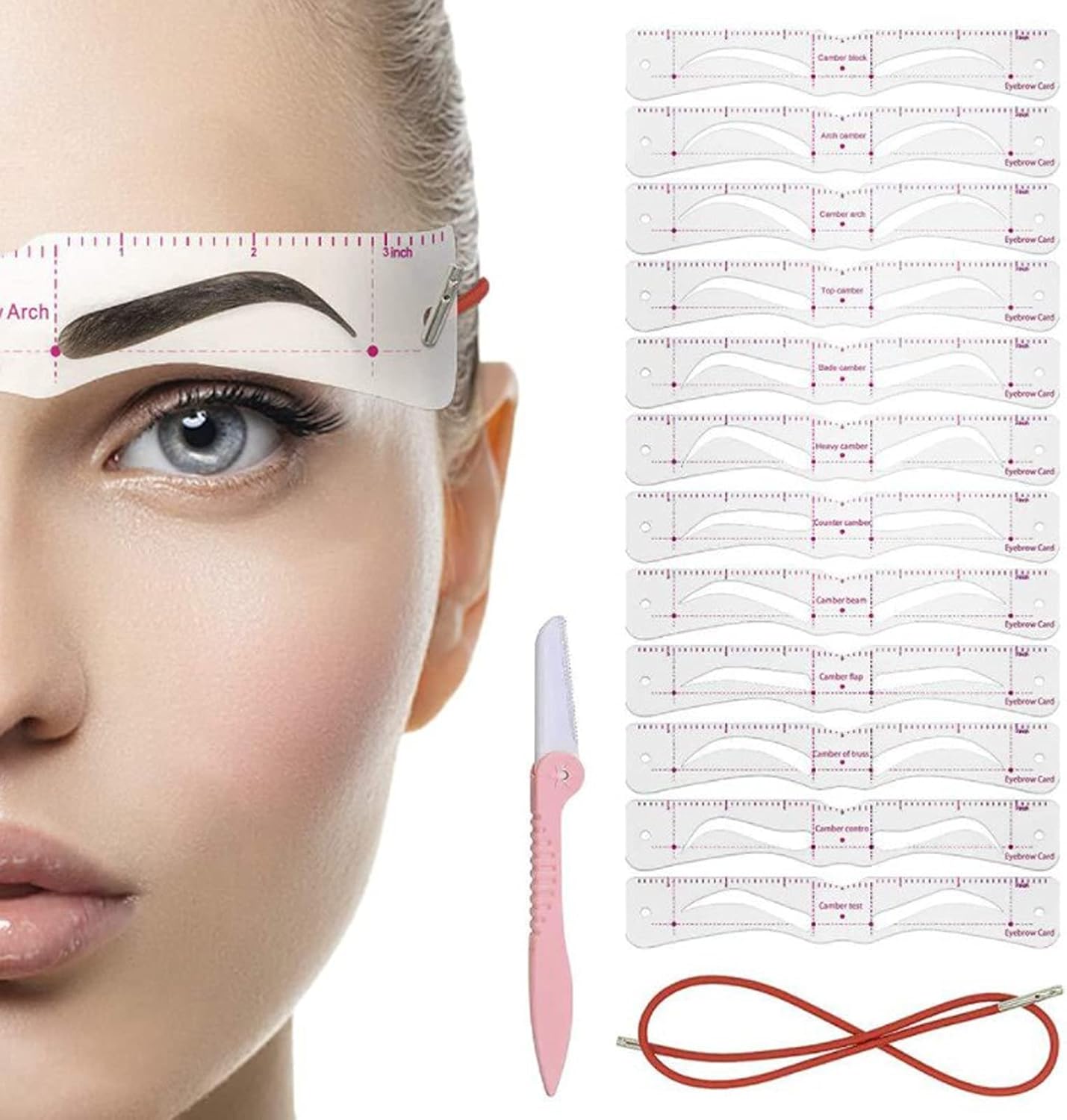 DAFEILA®🔥✨Reusable Eyebrow Stencil Shaper Kit (14-pack)