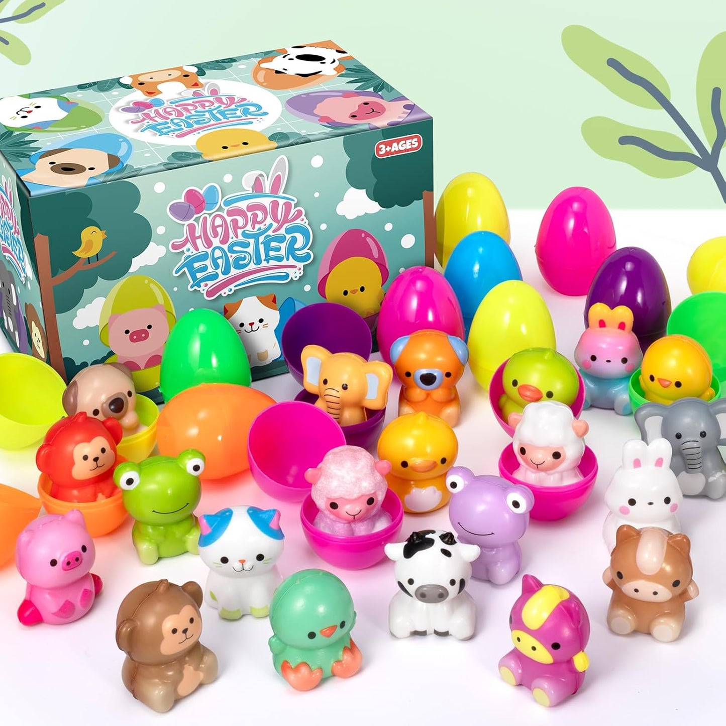 Cilifer® 24 PCS Easter Eggs Prefilled Slow Rising Squishy Toys