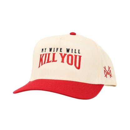 My Wife Will Kill You Embroidered Trucker Hat M5