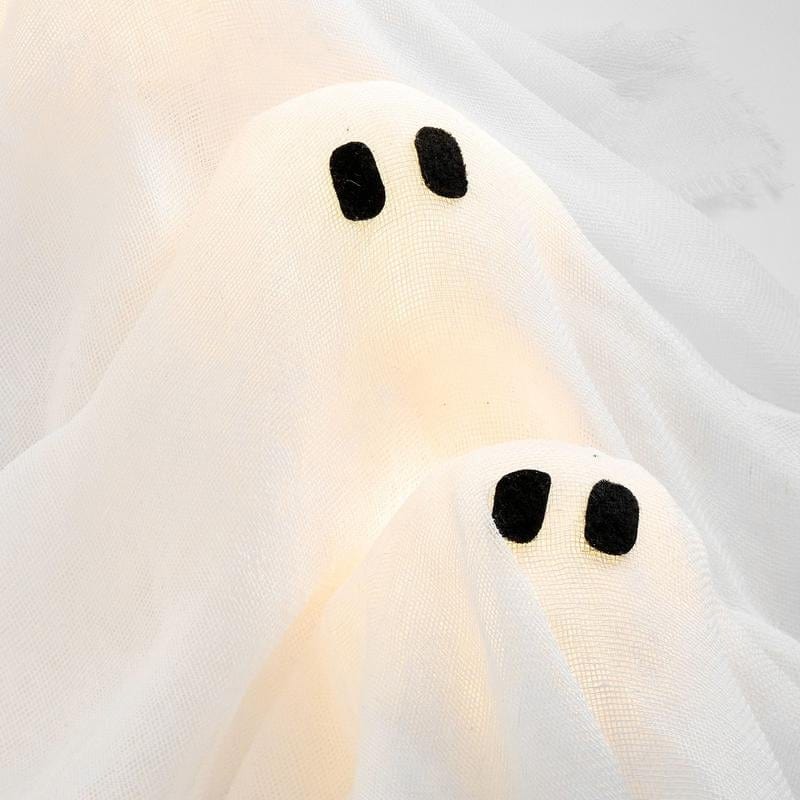 CZTICLE®Halloween glowing ghost wreath M3
