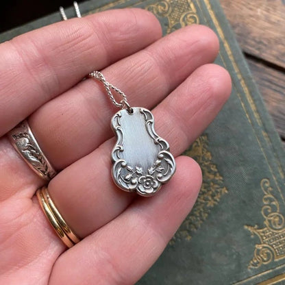CZTICLE®🔥LAST DAY 60% OFF✨Handmade Sterling Spoon Necklace -Handmade Sterling Spoon Necklace Crafted from Authentic Vintage Silverware