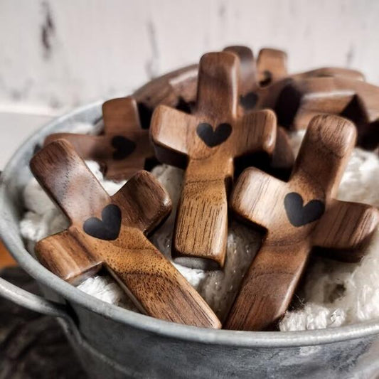 🔥Last Day 60% OFF ✝️Cilifer®100% Handmade Wooden Cross My Heart ✝️M2